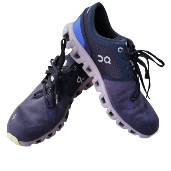 On Cloud X 3 Women’s Running Shoes Midnight Heron Color Size 9.5 - Picture 1 of 15